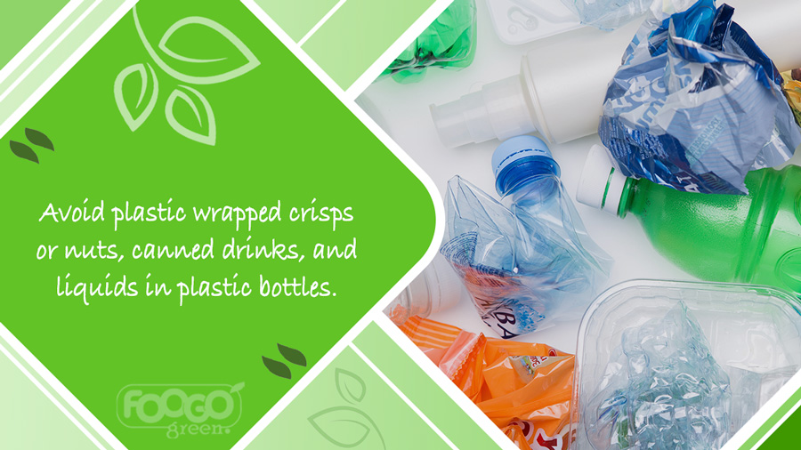 A variety of plastic waste: bottles and containers