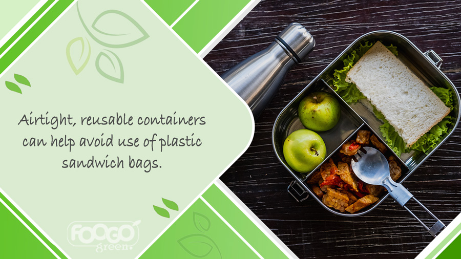 Stainless steel reusable lunch container