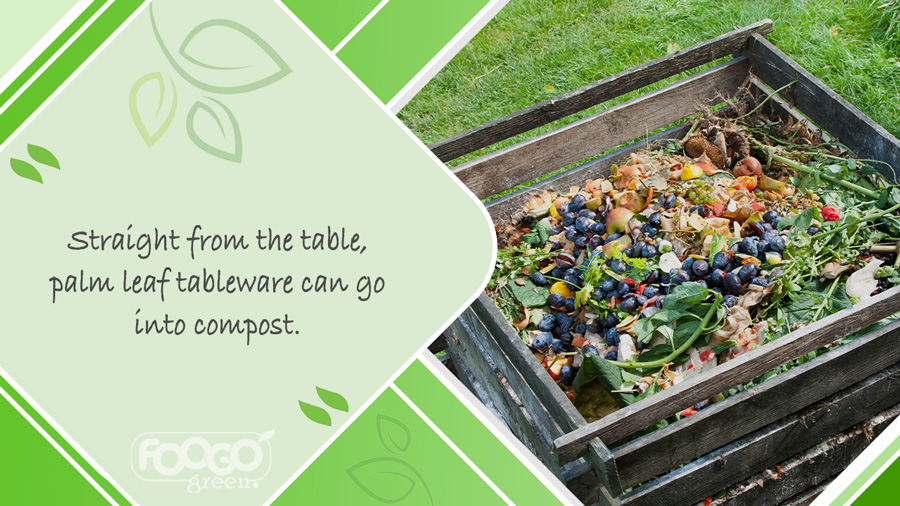 Food scraps from Christmas dinner placed in a home compost bin in garden